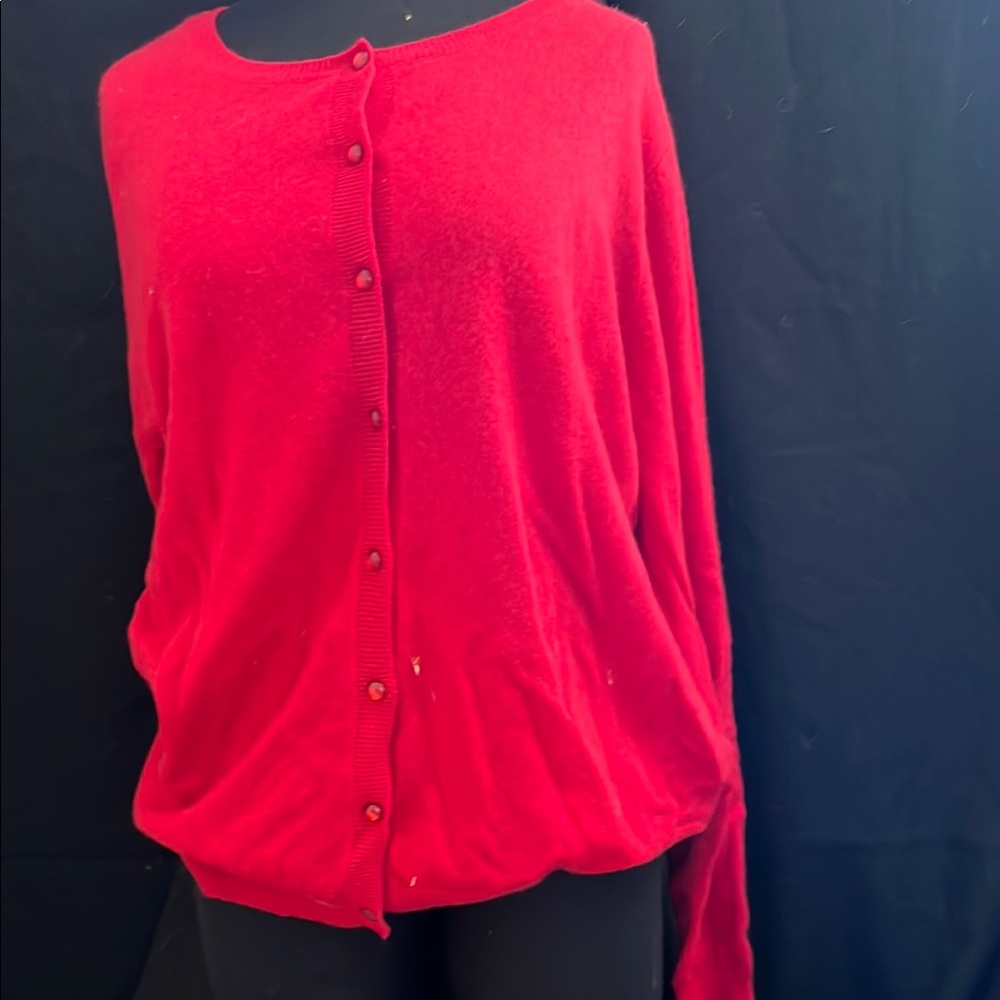 Jaclyn Smith Red Women's Sweater